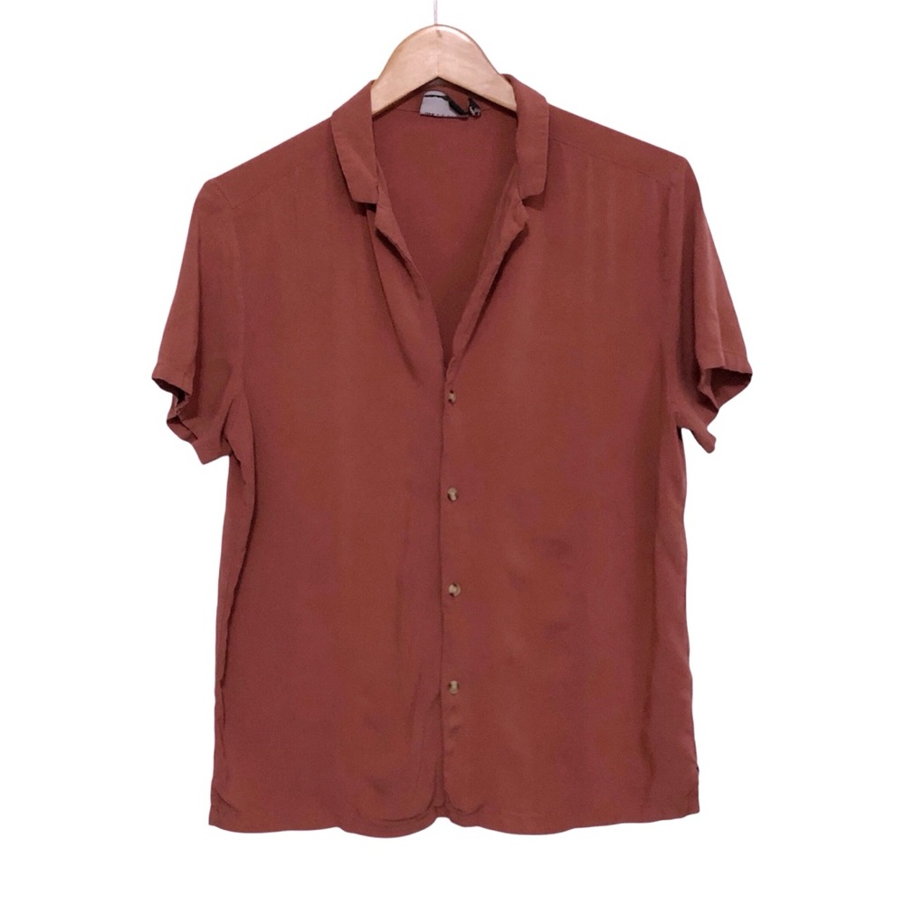 ASOS Design Men’s Soft Button Front Shirt